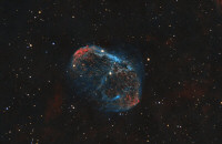NGC 6888 Crescent Nebula in Cygnus